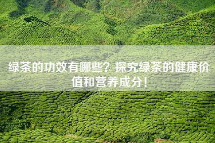 绿茶的功效有哪些？探究绿茶的健康价值和营养成分！