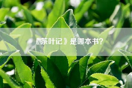 《茶叶记》是哪本书？