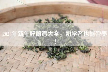 2023年新年好简谱大全，初学者也能弹奏！