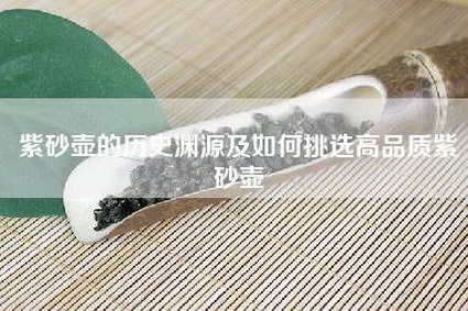紫砂壶的历史渊源及如何挑选高品质紫砂壶