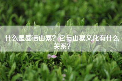 什么是基诺山寨？它与山寨文化有什么关系？