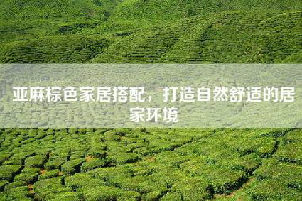 亚麻棕色家居搭配，打造自然舒适的居家环境