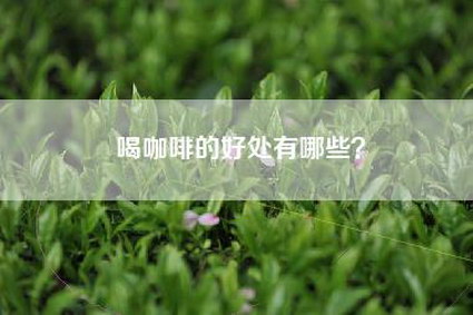 喝咖啡的好处有哪些？