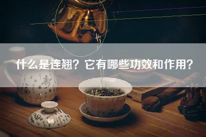 什么是连翘？它有哪些功效和作用？