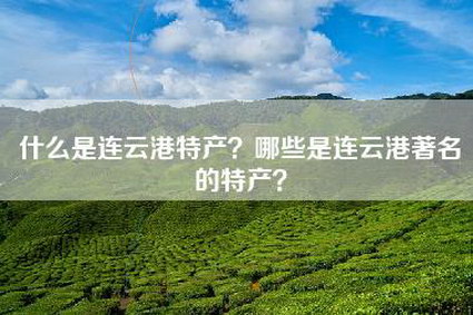 什么是连云港特产？哪些是连云港著名的特产？