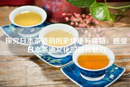 探究日本茶道的历史传承与精髓，感受日本茶道文化的独特魅力