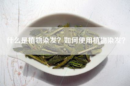 什么是植物染发？如何使用植物染发？