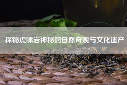 探秘虎啸岩神秘的自然奇观与文化遗产