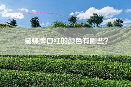 蝴蝶牌口红的颜色有哪些？