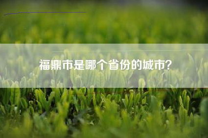 福鼎市是哪个省份的城市？