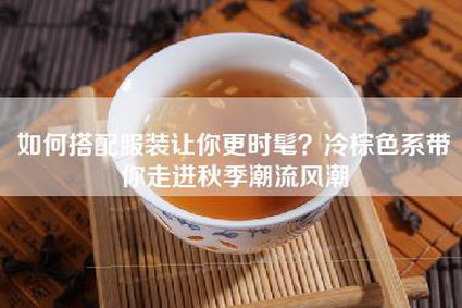 如何搭配服装让你更时髦？冷棕色系带你走进秋季潮流风潮