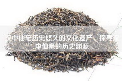 汉中仙毫历史悠久的文化遗产，探寻汉中仙毫的历史渊源