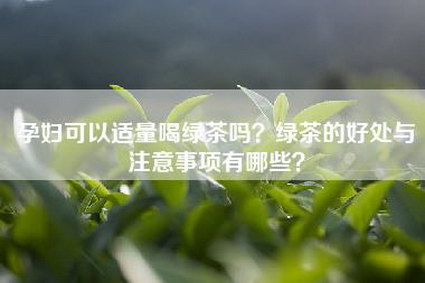 孕妇可以适量喝绿茶吗？绿茶的好处与注意事项有哪些？