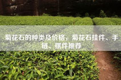 菊花石的种类及价格，菊花石挂件、手链、摆件推荐
