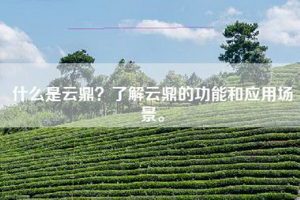什么是云鼎？了解云鼎的功能和应用场景。