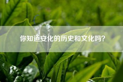 你知道安化的历史和文化吗？