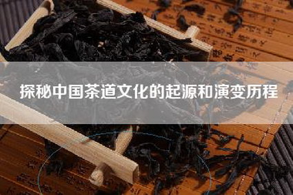 探秘中国茶道文化的起源和演变历程