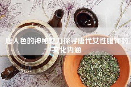 唐人色的神秘魅力探寻唐代女性服饰的文化内涵