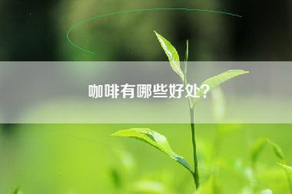 咖啡有哪些好处？