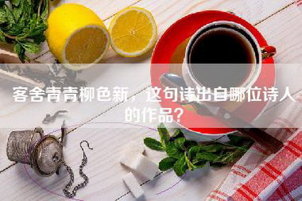 客舍青青柳色新，这句诗出自哪位诗人的作品？