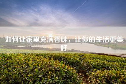 如何让家里充满香味，让你的生活更美好
