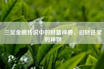 三足金蟾传说中的财富神兽，招财进宝的神物