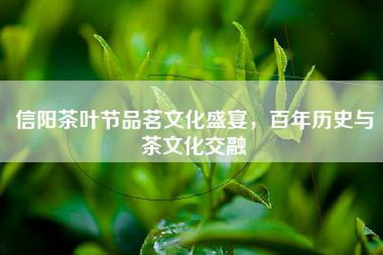 信阳茶叶节品茗文化盛宴，百年历史与茶文化交融