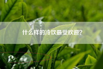 什么样的冷饮最受欢迎？