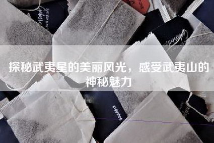 探秘武夷星的美丽风光，感受武夷山的神秘魅力