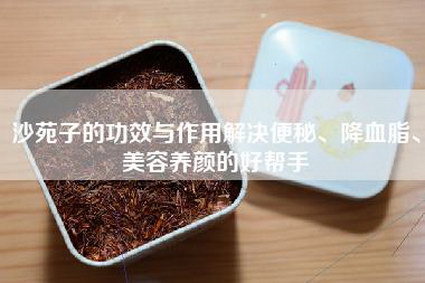 沙苑子的功效与作用解决便秘、降血脂、美容养颜的好帮手