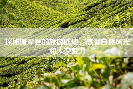 探秘湄潭县的旅游胜地，感受自然风光和人文魅力