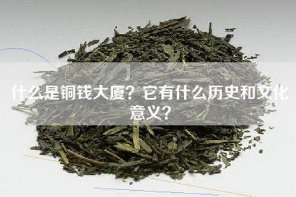 什么是铜钱大厦？它有什么历史和文化意义？
