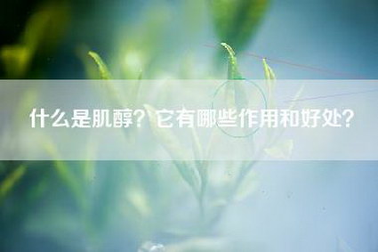 什么是肌醇？它有哪些作用和好处？