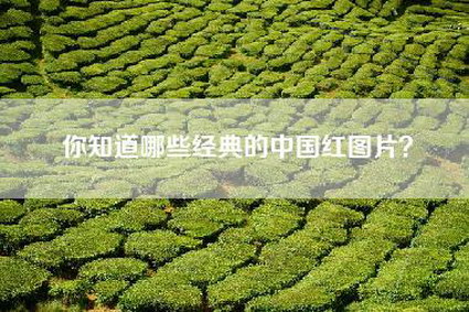 你知道哪些经典的中国红图片？