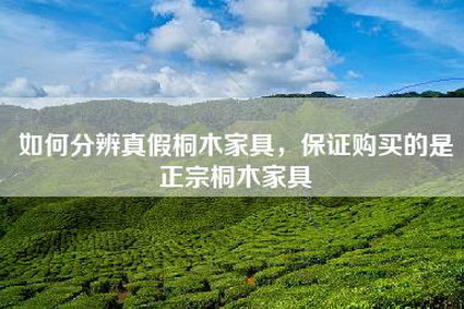 如何分辨真假桐木家具，保证购买的是正宗桐木家具