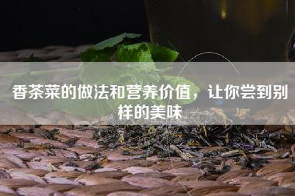 香茶菜的做法和营养价值，让你尝到别样的美味