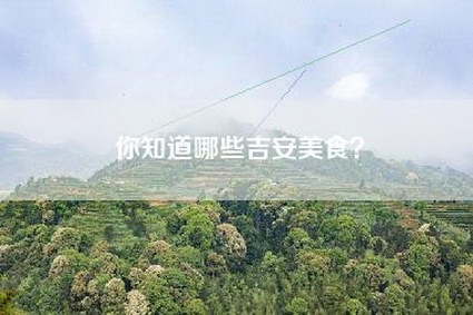 你知道哪些吉安美食？