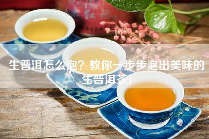 生普洱怎么泡？教你一步步泡出美味的生普洱茶！
