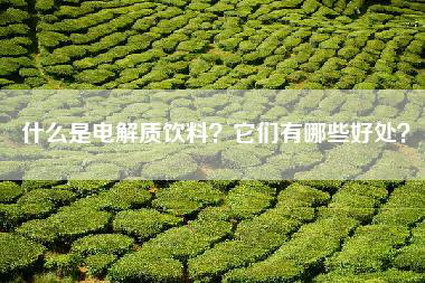什么是电解质饮料？它们有哪些好处？
