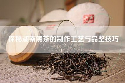 探秘湖南黑茶的制作工艺与品鉴技巧
