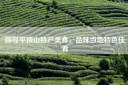 探寻平顶山特产美食，品味当地特色佳肴
