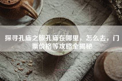 探寻孔庙之旅孔庙在哪里，怎么去，门票价格等攻略全揭秘