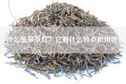 什么是采茶灯？它有什么特点和用途？