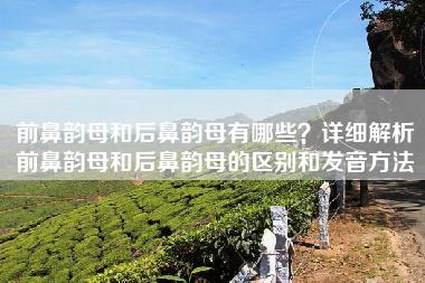 前鼻韵母和后鼻韵母有哪些？详细解析前鼻韵母和后鼻韵母的区别和发音方法