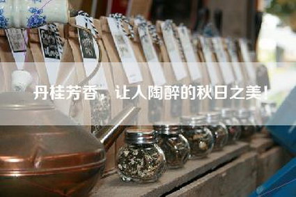 丹桂芳香，让人陶醉的秋日之美！