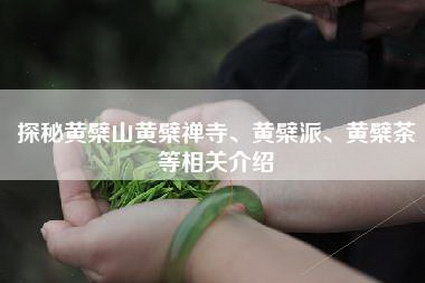 探秘黄檗山黄檗禅寺、黄檗派、黄檗茶等相关介绍