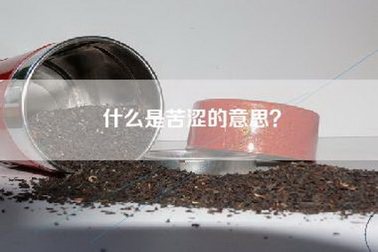什么是苦涩的意思？