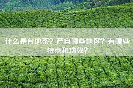 什么是台地茶？产自哪些地区？有哪些特点和功效？