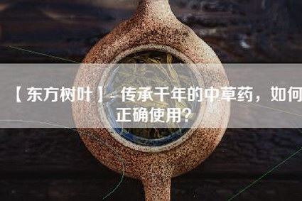 【东方树叶】- 传承千年的中草药，如何正确使用？